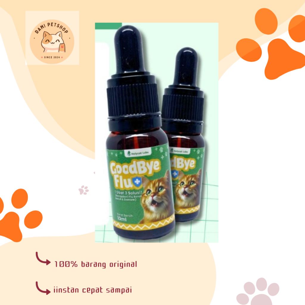 GOODBYE FLU obat flu untuk kucing