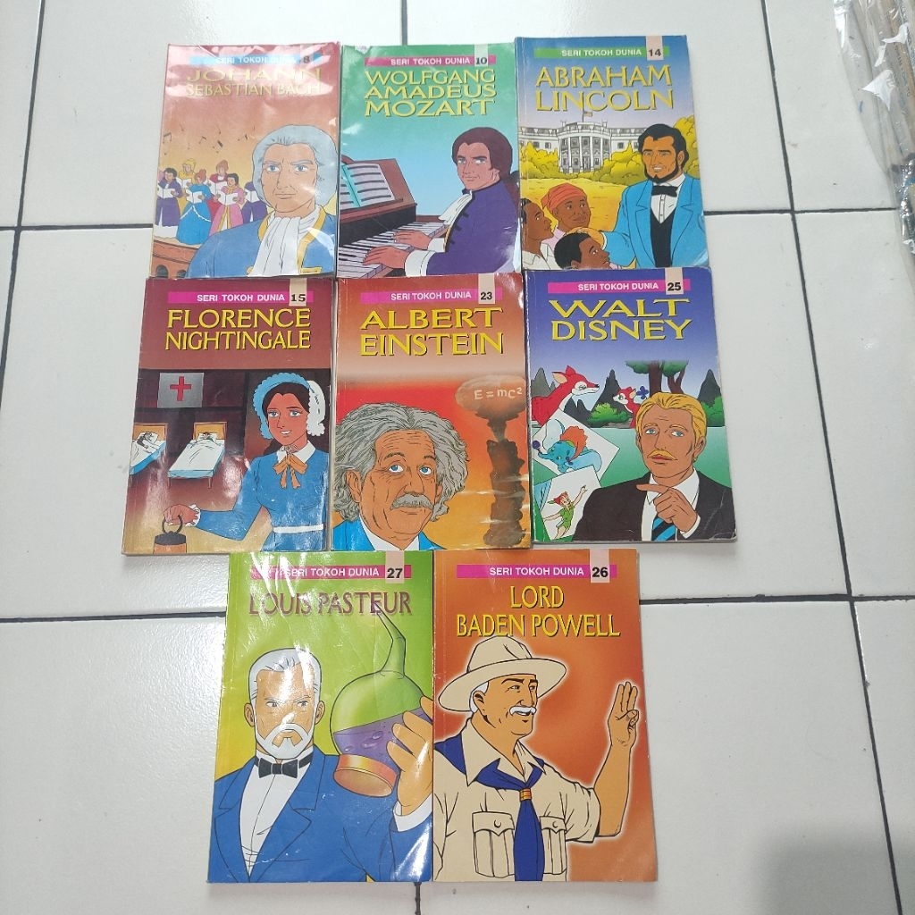 komik seri tokoh dunia
