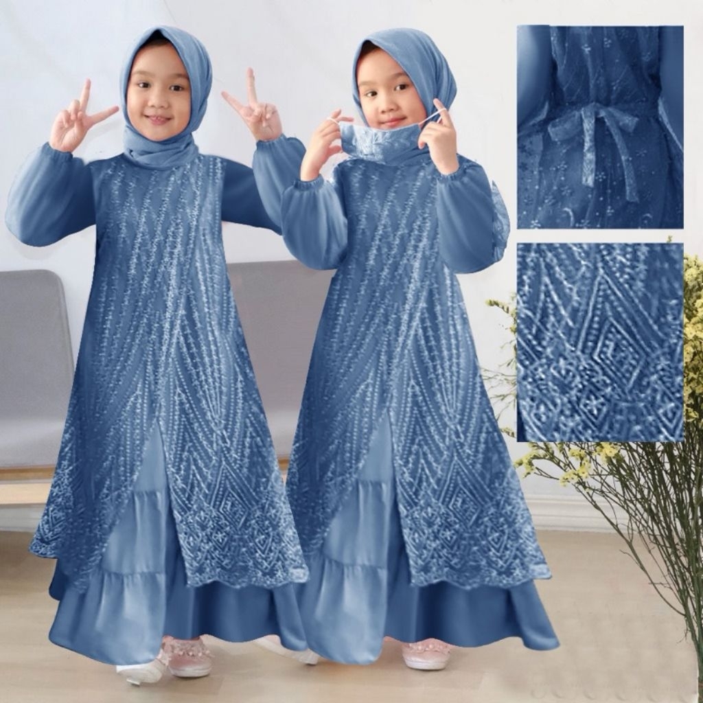 GAMIS DRESS ANAK BRUKAT OLIV KID TERBARU 2026 3 4 5 6 7 8 9 10 11 12 13 14 15 16 TAHUN GAMIS DRESS K