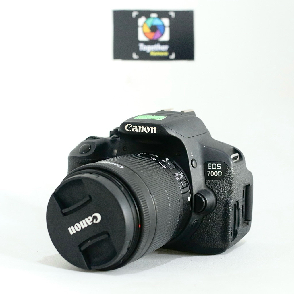 kamera dslr canon 700d kit 18-55mm second