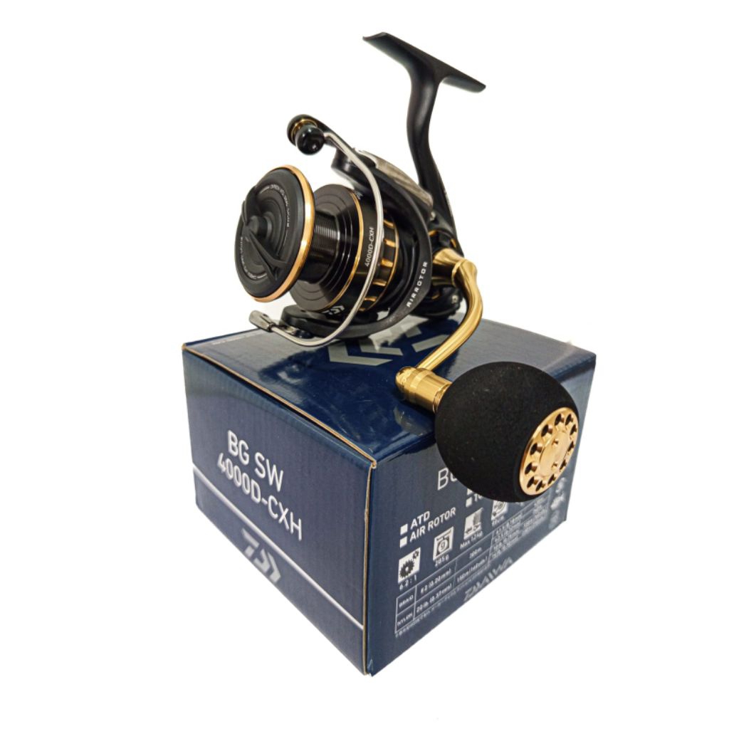 Reel Daiwa BG SW 2023 size 4000 5000 6000 CXH H Gulungan pancing spinning jigging pasiran kuat berku