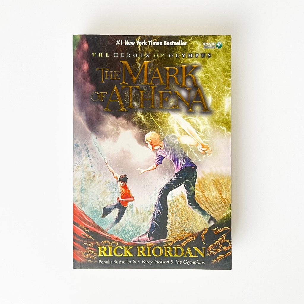 The Mark of Athena - Rick Riordan - The Heroes of Olympus #3 - Novel Fantasi Preloved Original - Ter
