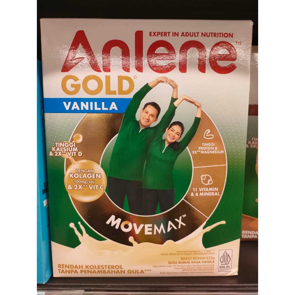 Anlene Gold Plus VANILA / COKLAT / ORIGINAL 650 gr [TP]