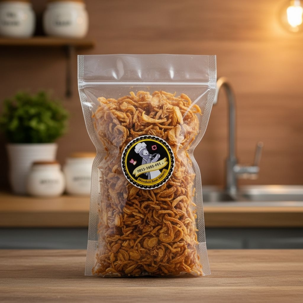 Bawang Goreng Kremes ORIGINAL Pouch 150 gram / Pouch (ASLI)