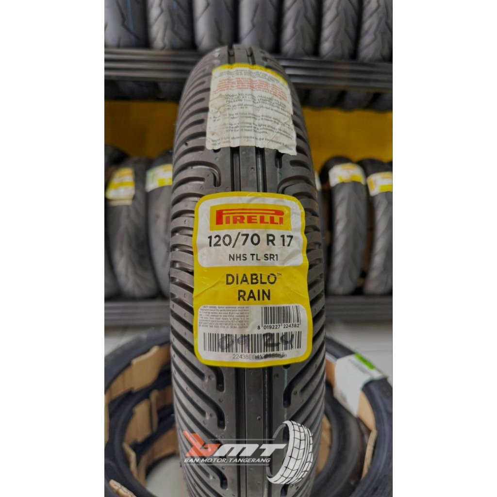 Pirelli Diablo Rain ukuran 120/70-17 soft compound
