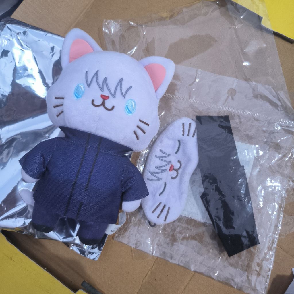 Official Boneka jujutsu kaisen gojo Satoru WithCat