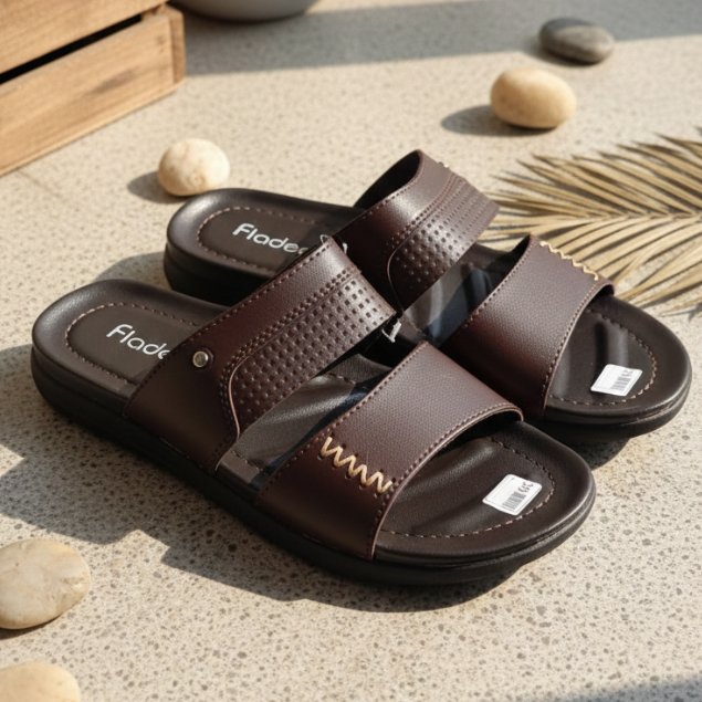 Sandal Fladeo pria / Sandal selop pria terbaru