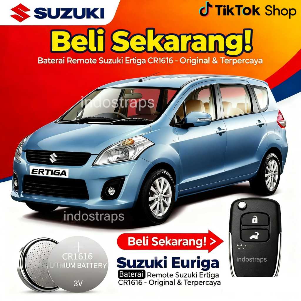 Baterai Remote Ertiga CR1616 3V Lithium Stabil