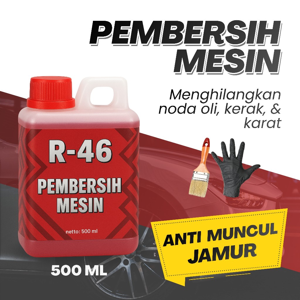 Pembersih Kerak Di Motor | Pembersih Kerak Oli Mesin Motor | Engine Degreaser Mesin Motor