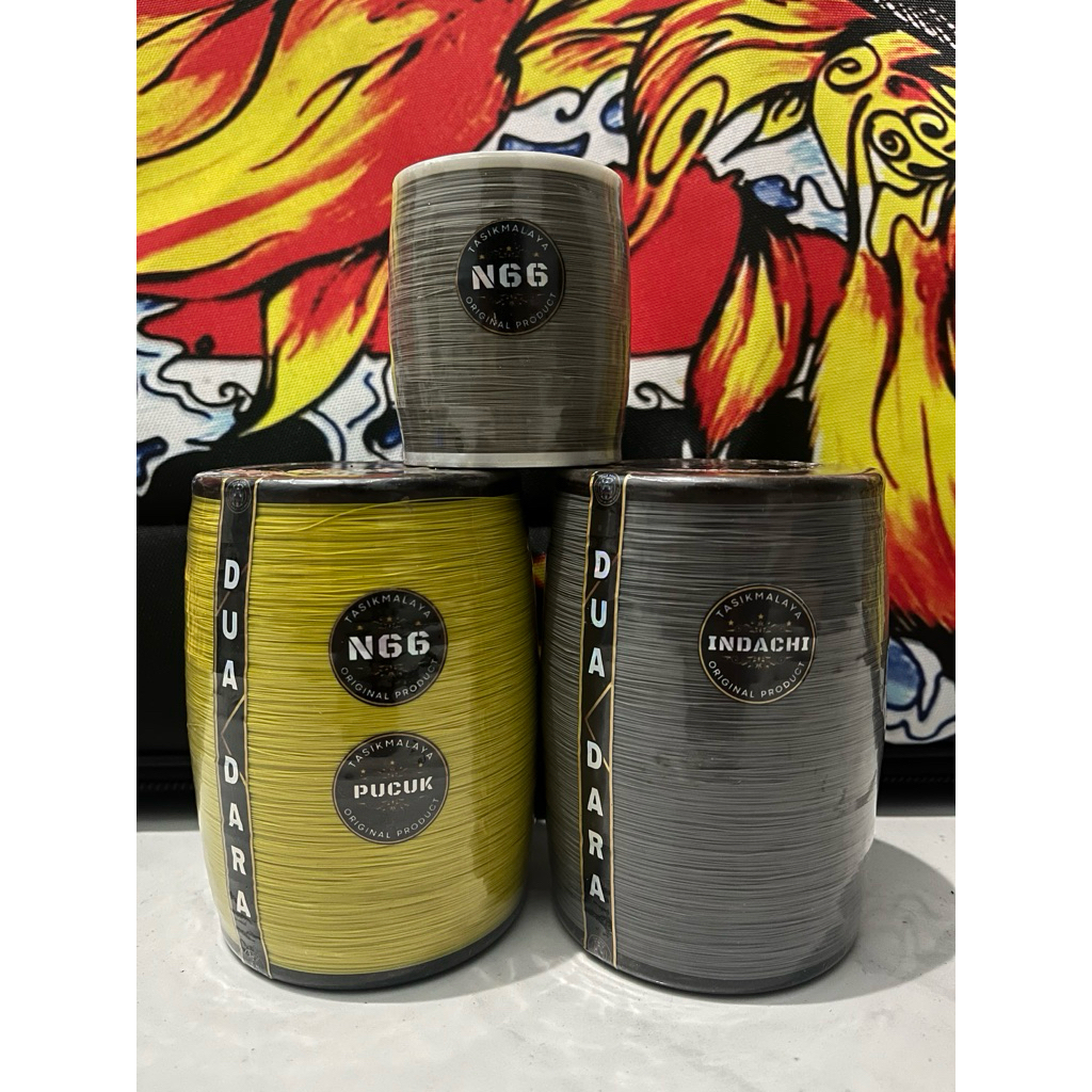 Gelasan Dua Dara Super premium n66 & indachi 2000yard 3000 yard & 6000yard