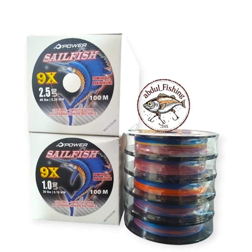 Senar PE D'Power Sailfish X9 100M