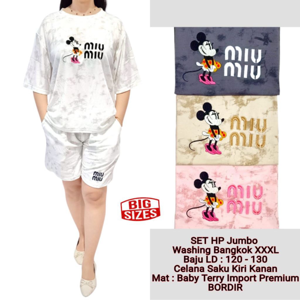 SETELAN WANITA JUMBO BABYTERRY PREMIUM - JK