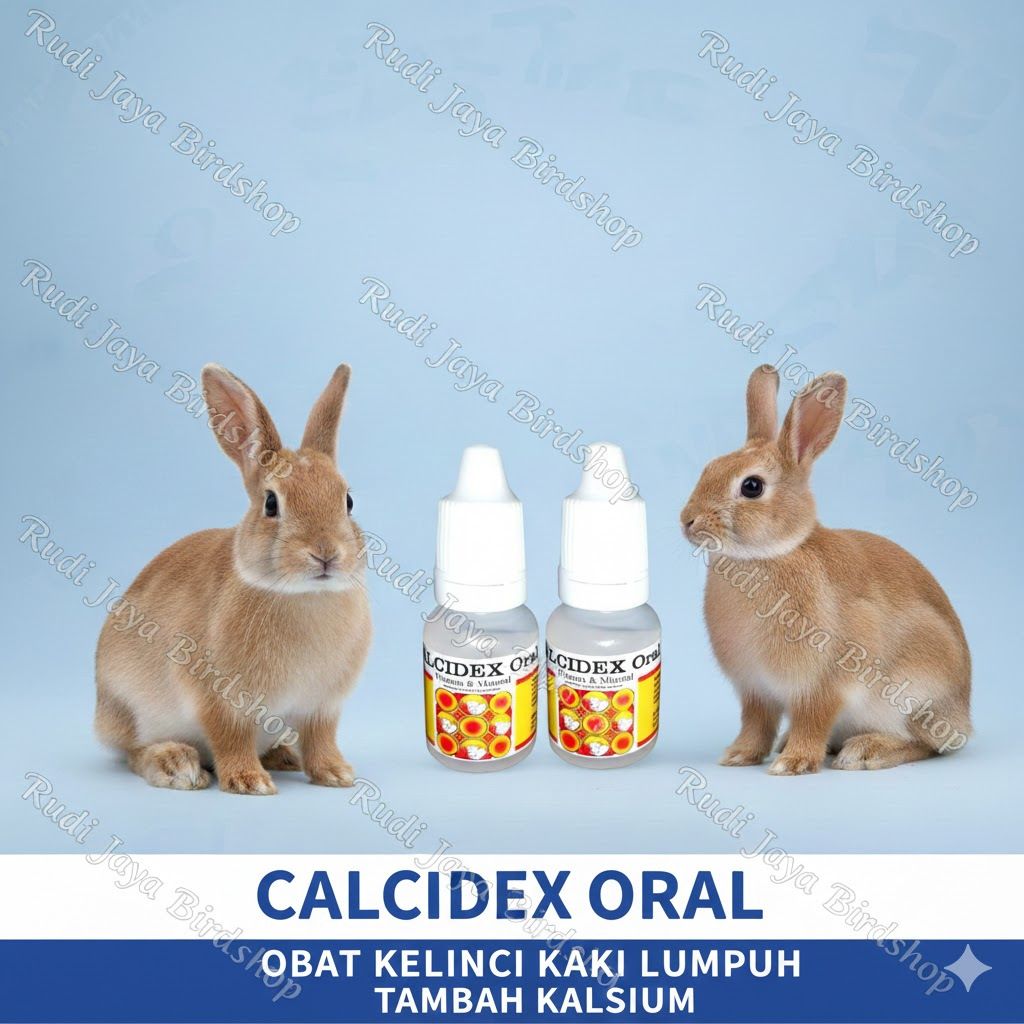 CALCIDEX ORAL 10 ML OBAT KELINCI KUCING SAKIT KAKI LUMPUH PATAH TULANG PENAMBAH KALSIUM