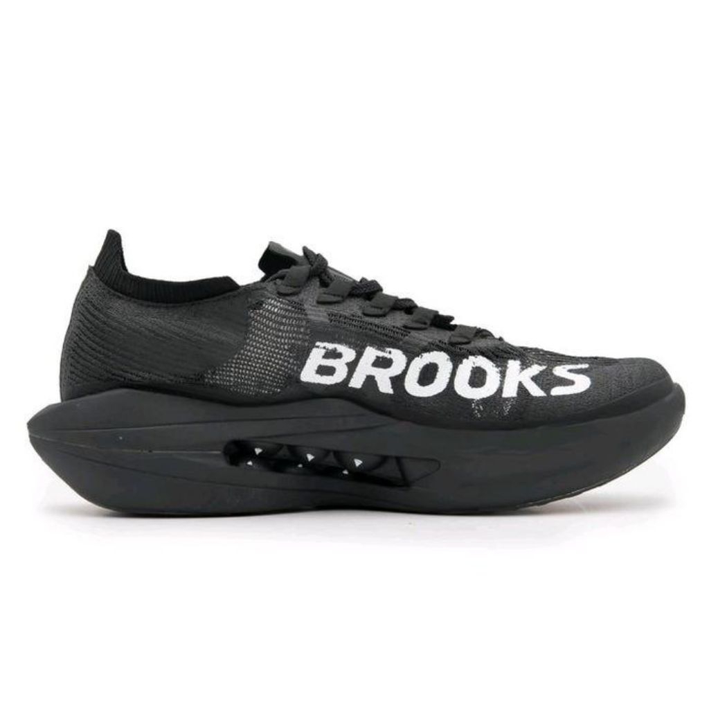 Brooks Sepatu Lari Hyperion Elite 5 Pria Hitam/Putih - Ukuran 40 untuk Kenyamanan dan Performa Terba