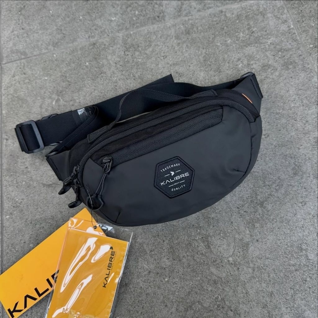 Tas Waistbag Kalibre Crover Tas Slingbag Pinggang Pria Cowok Cowo Original Ori