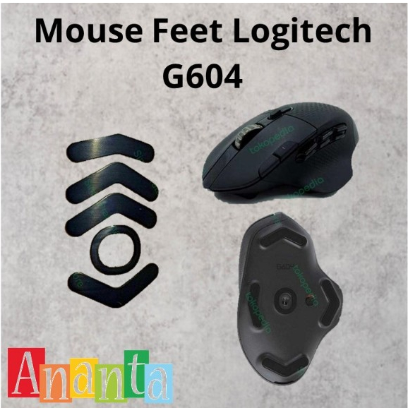 Logitech Mouse Feet Glide G604 Kaki Mouse Alas Mouse Teflon 0,8mm 3M Quality Terjamin untuk Logitech