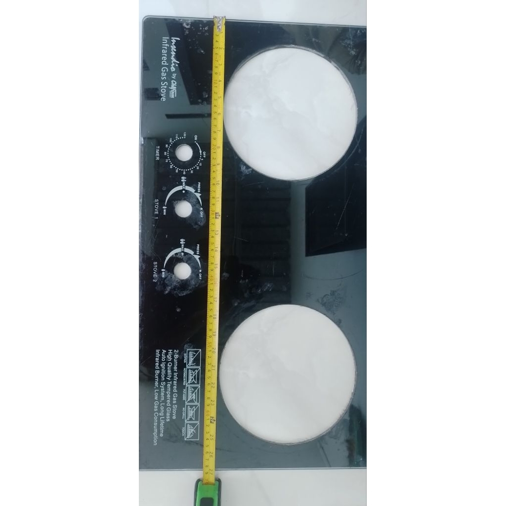 terperedglass kaca kompor tanam europa,theragaz , SR dan interdio by chefinox  german [baca deskrips