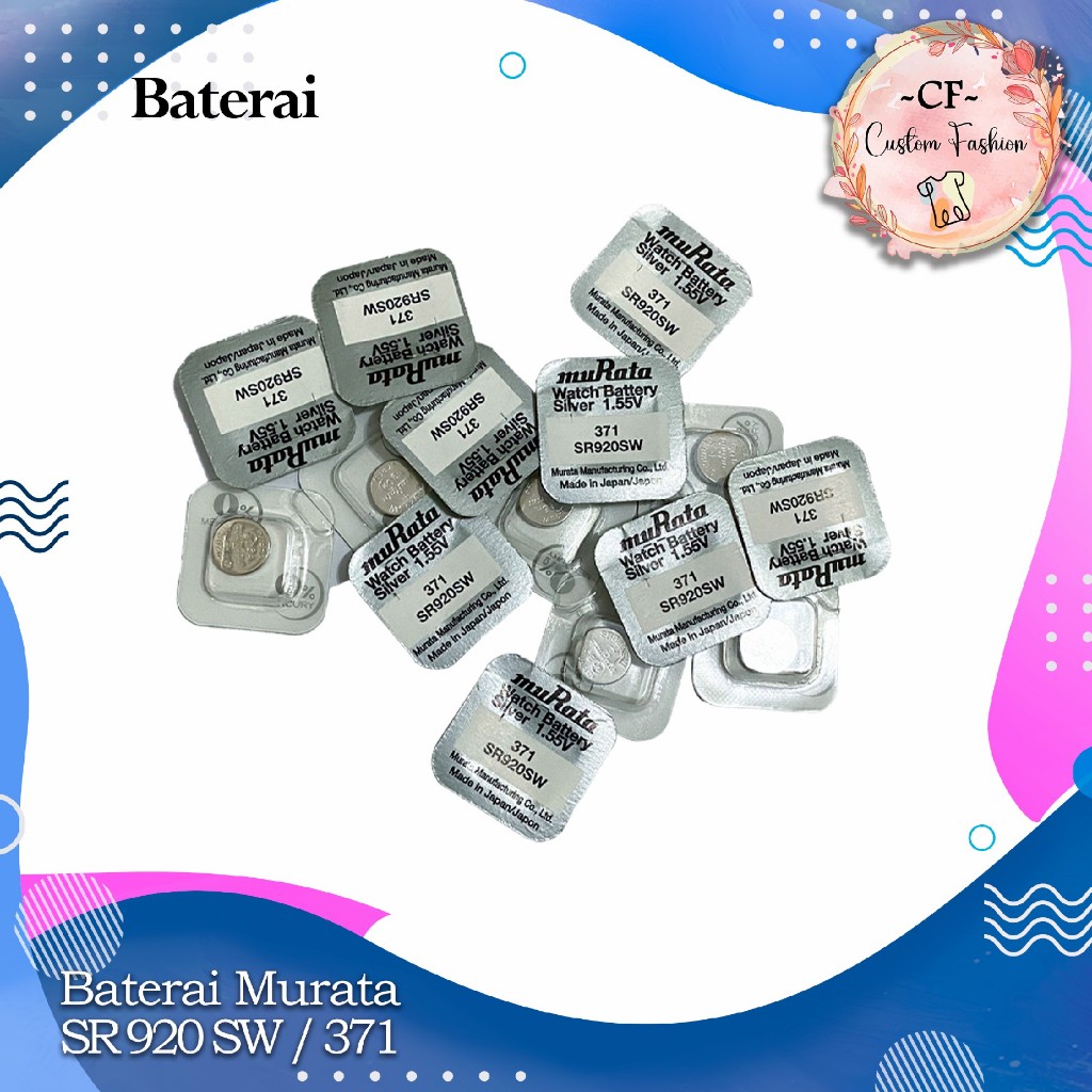 Baterai Batre SONY MURATA SR920SW 371 SR 920 SW Original Battery LR920 Jam Tangan SR920 920SW