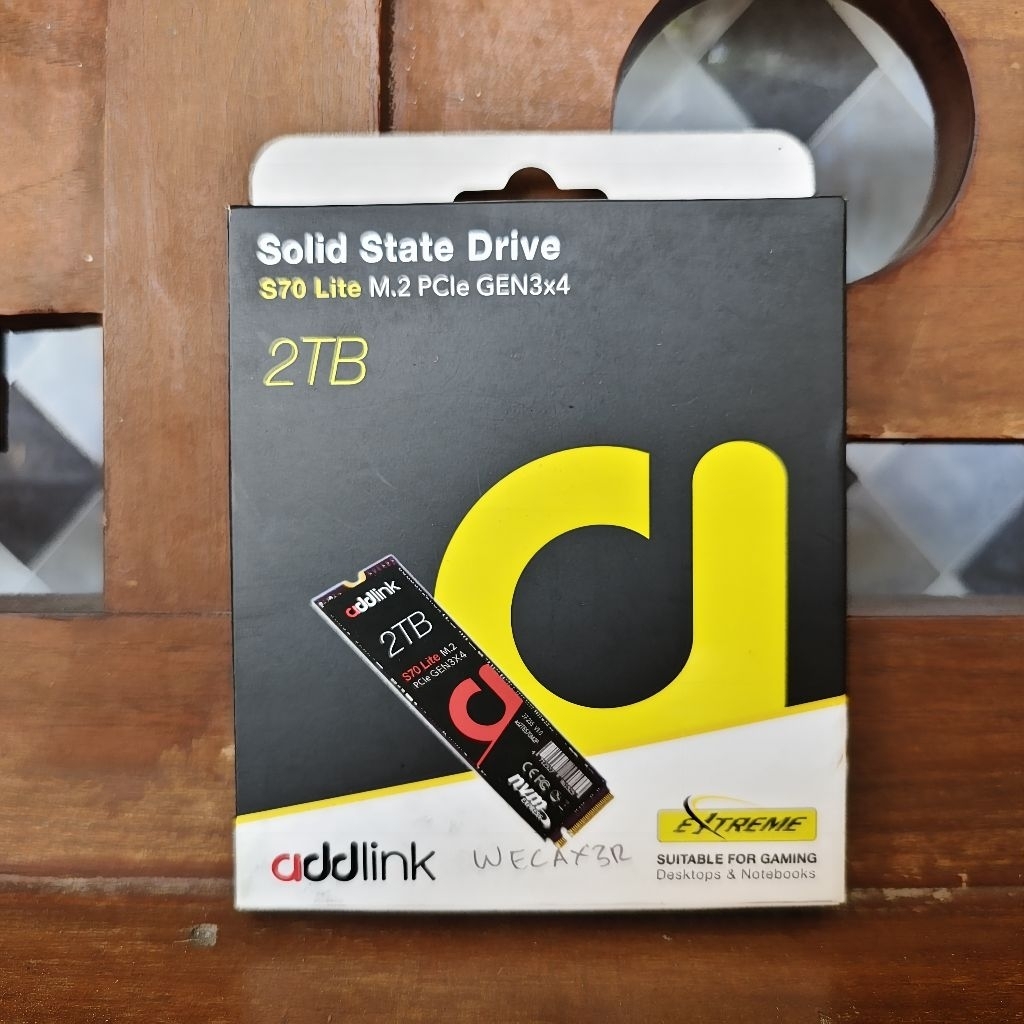 SSD NVME 2TB Addlink S70 Lite Garansi Resmi Sampai November 2027