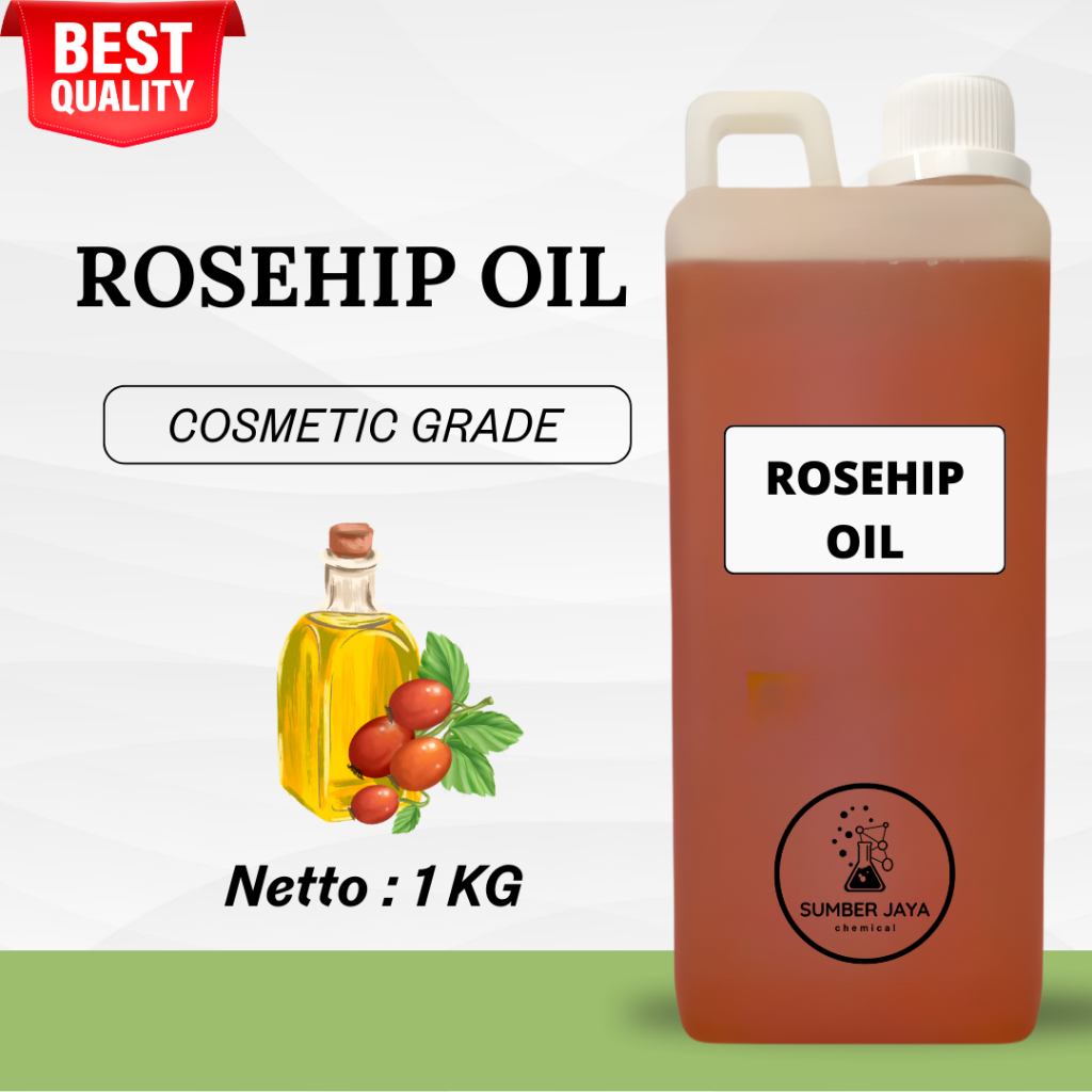Pure Rosehip Oil / Minyak Rosehip Seed Oil 1 Liter ASLI