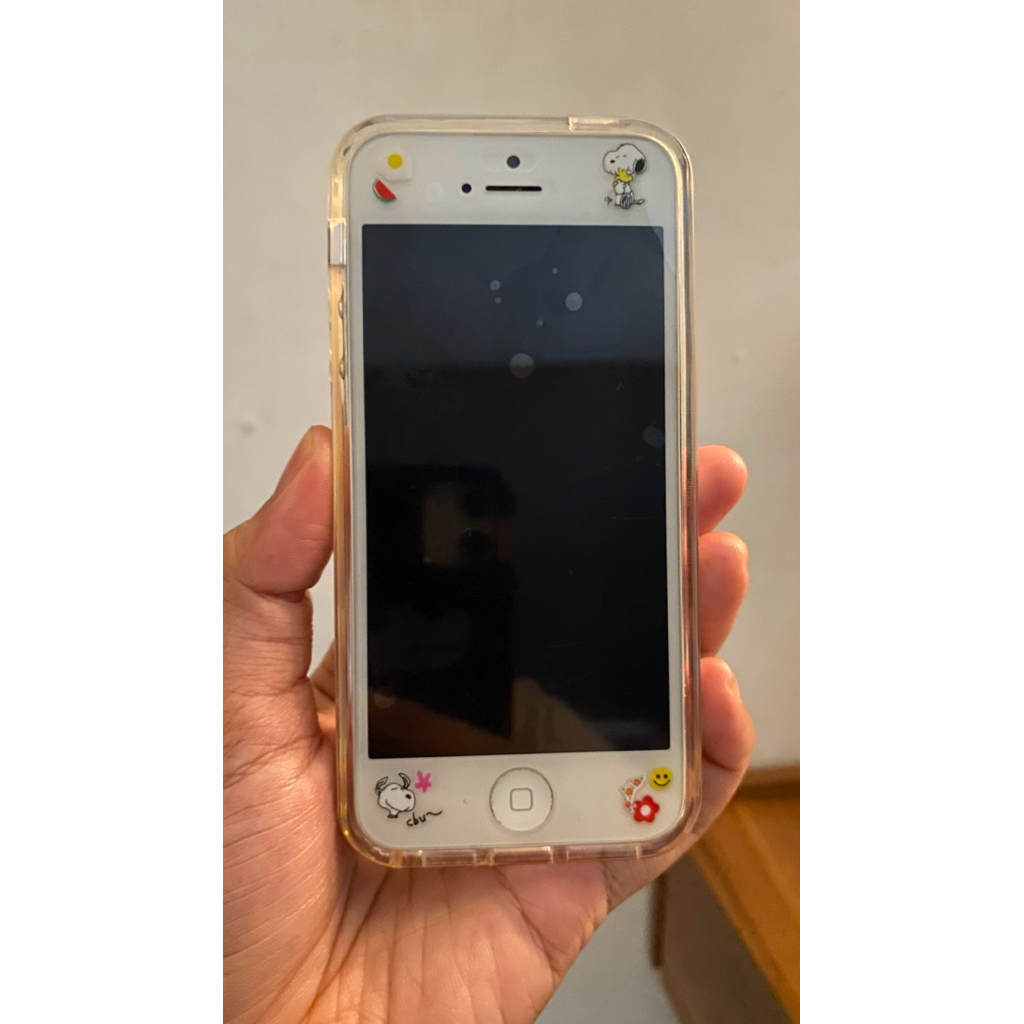 iphone 5 white 16gb (wifi only, lock icloud)