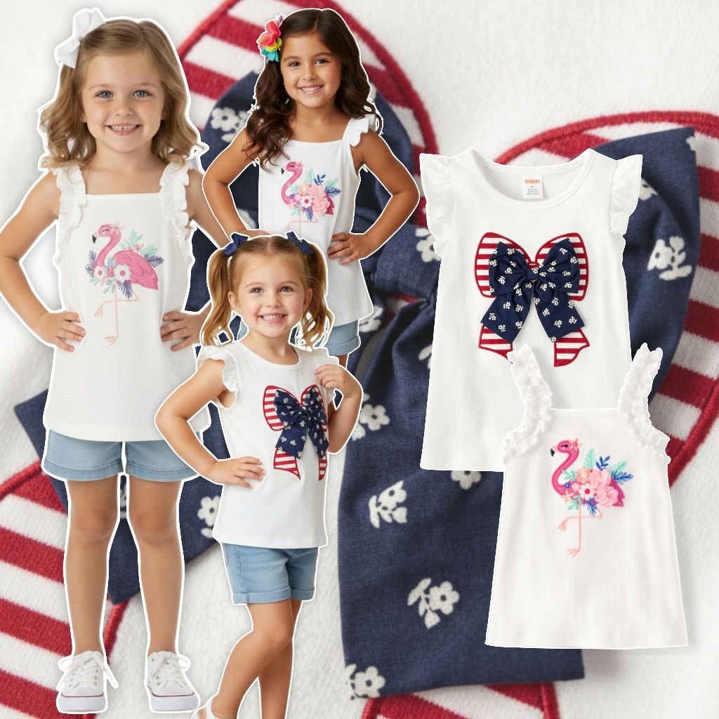 Tanktop Anak Perempuan Branded Gymb 12 Bulan - 8 Tahun