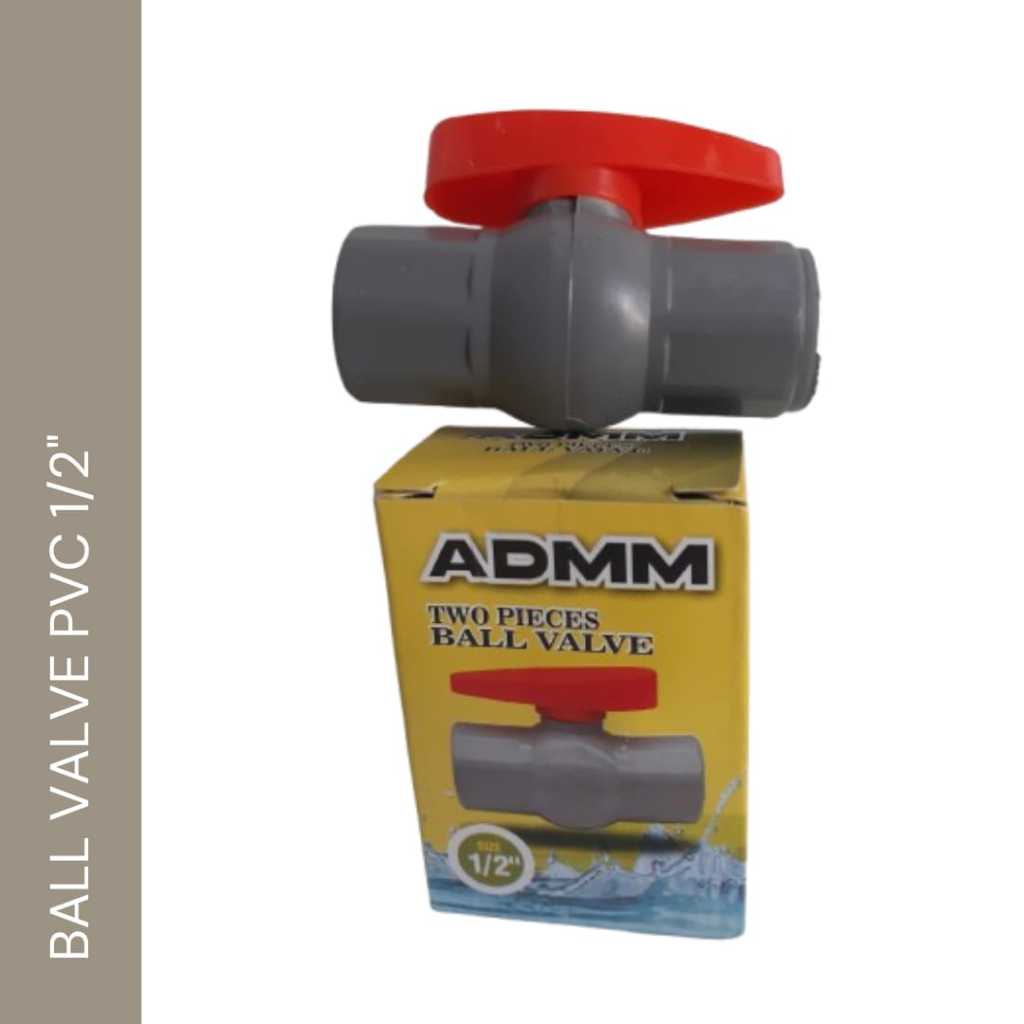 BALL VALVE PVC 1/2 INCH