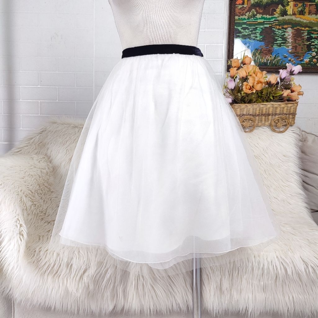 tulle skirt rok tutu putih tutu skirt white skirt rok putih