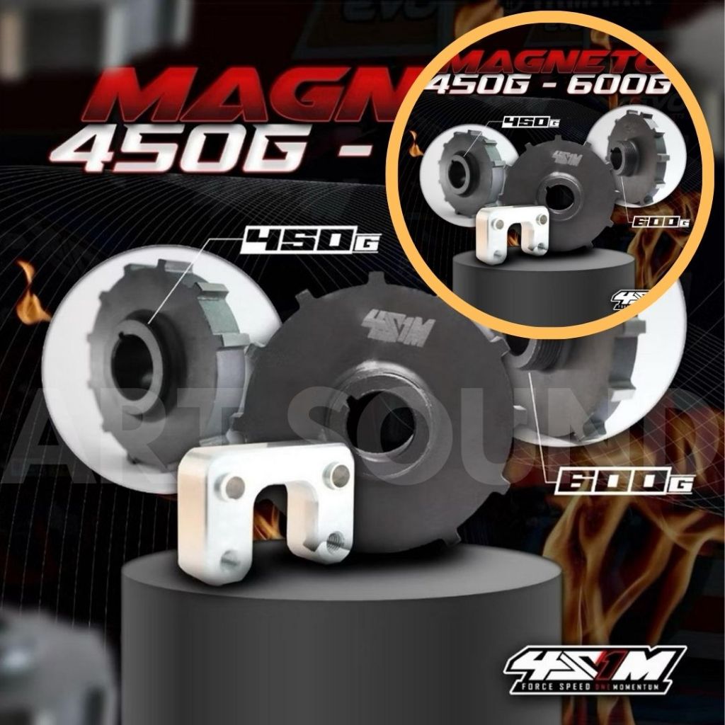 Rotor Magnet Magneto Cnc 4S1M Y15ZR MX King 450g 600g Racing & Harian Good Quality