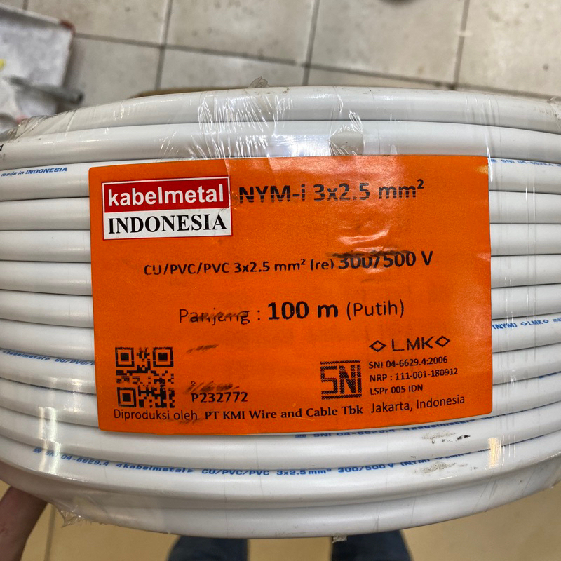 Kabel NYM Metal 3x2.5 Meteran