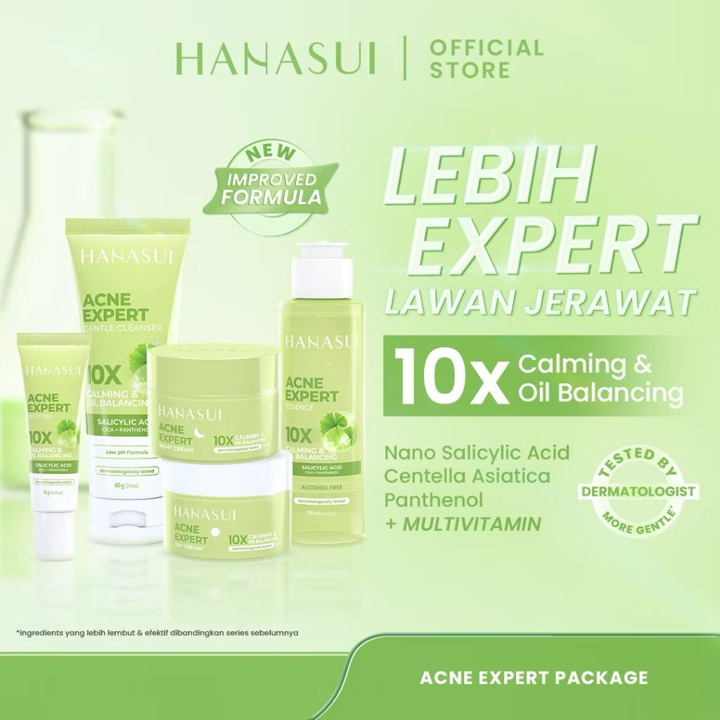 HANASUI SKINCARE PAKET ACNE