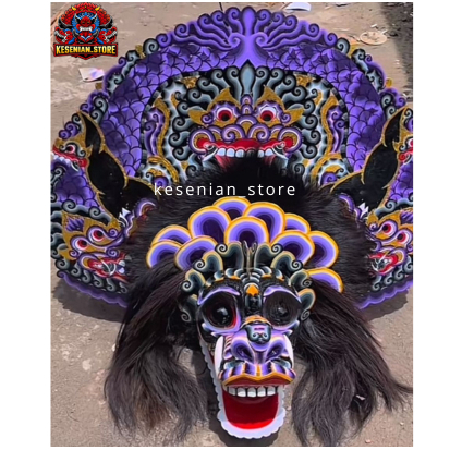 barongan telon ukuran 14cm / barongan pentas anak /barongan kayu /caplokan bonus kemul