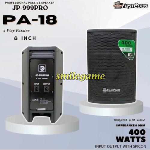Speaker Passive FirstClass PA-18 - Professional Speaker Pasif Firstclass pa-18 8Inch