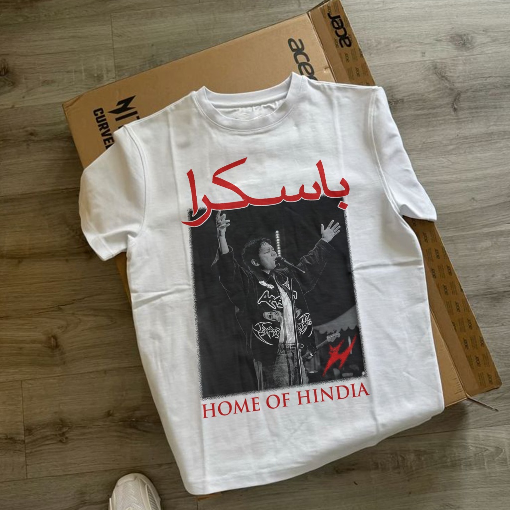 TSHIRT HINDIA BASKARA HOME OF HINDIA ART DESAIN KUALITAS BAHAN KATUN COMBED UNISEX PRIA WANITA - KAO