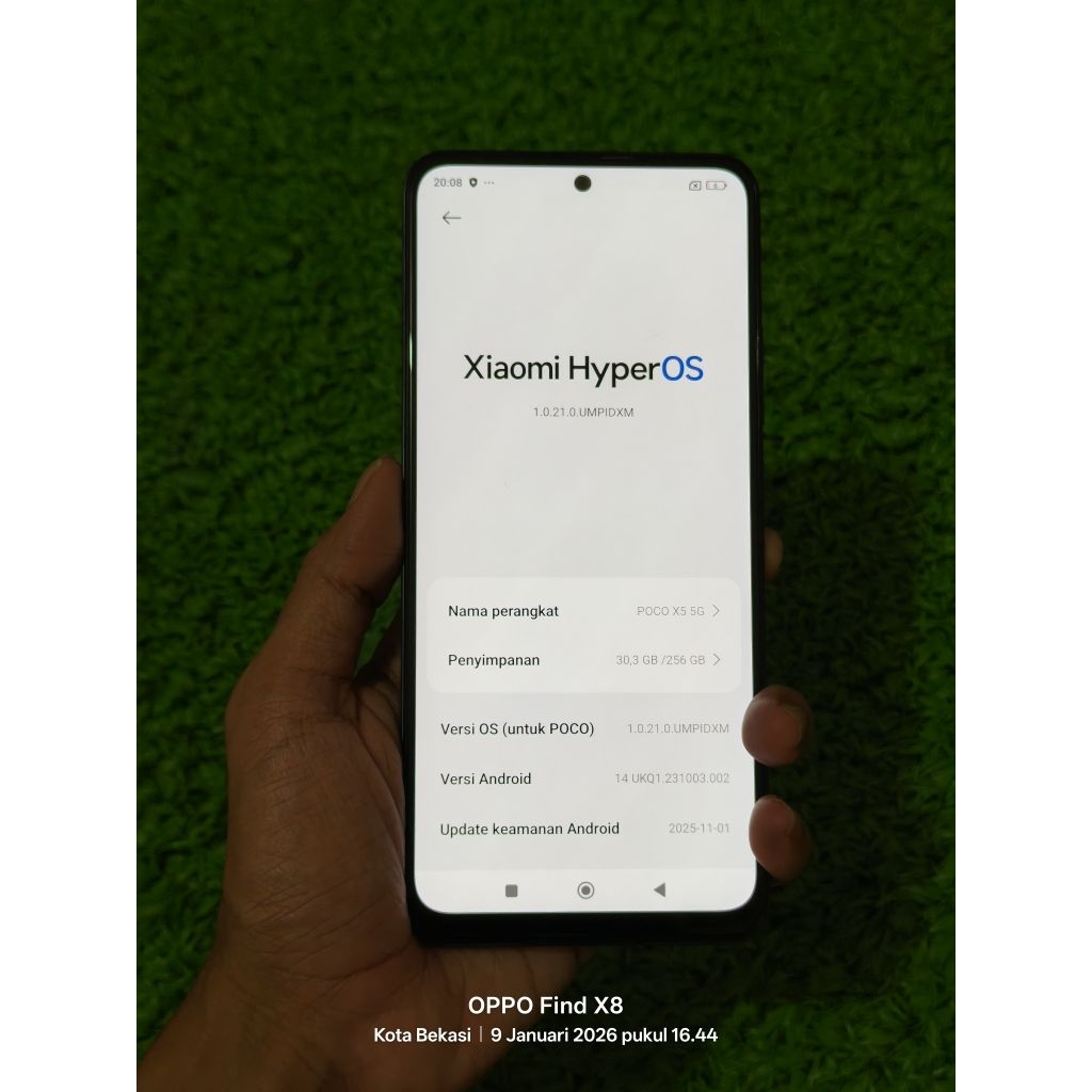 Poco x5 dual SIM bekas resmi 8/256gb