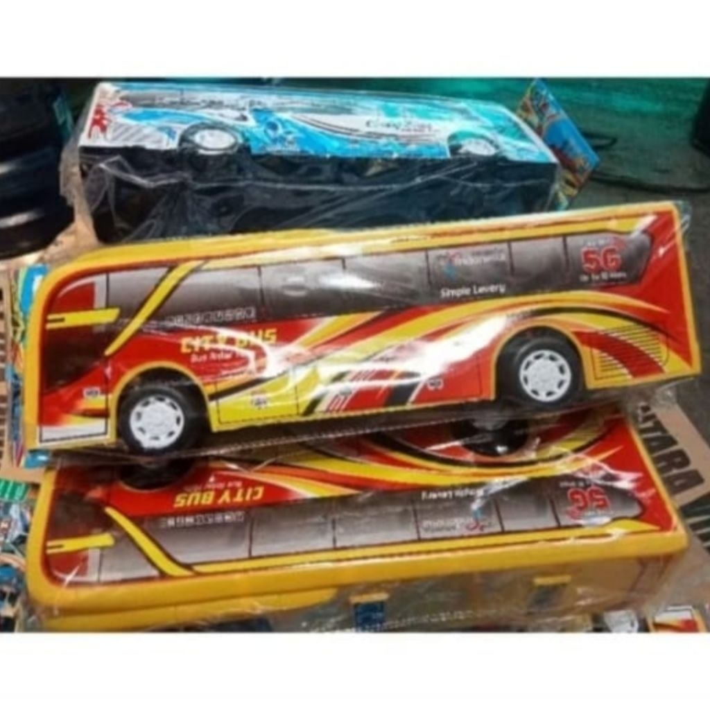 MAINAN ANAK MOBIL CITY BUS SCANIA / MAINAN BUS BIS BESAR / BUS BESAR