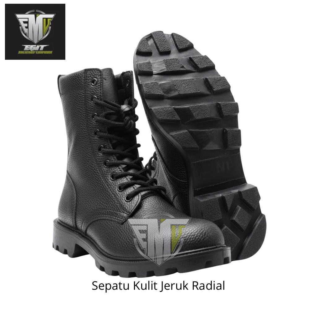 sepatu pdl kulit jeruk tapak radial