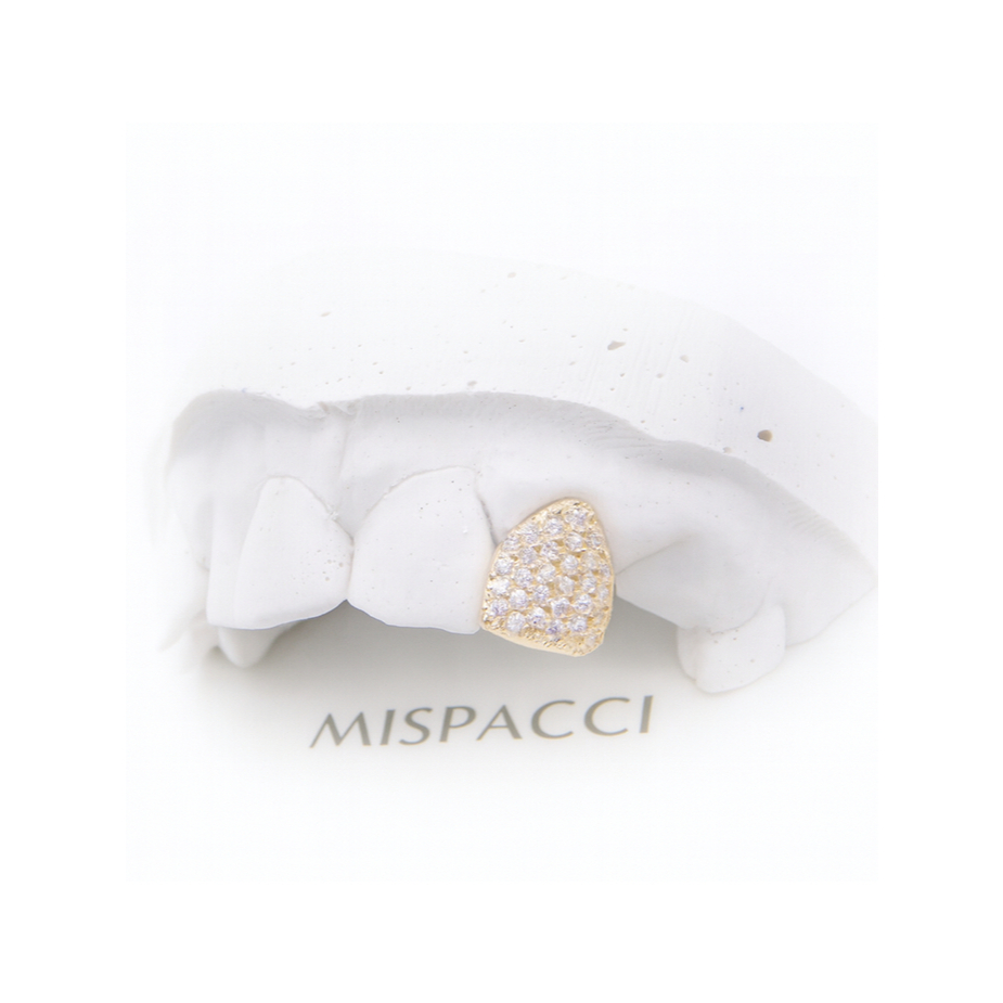 Mispacci - Single Iced Out Grillz - Gold