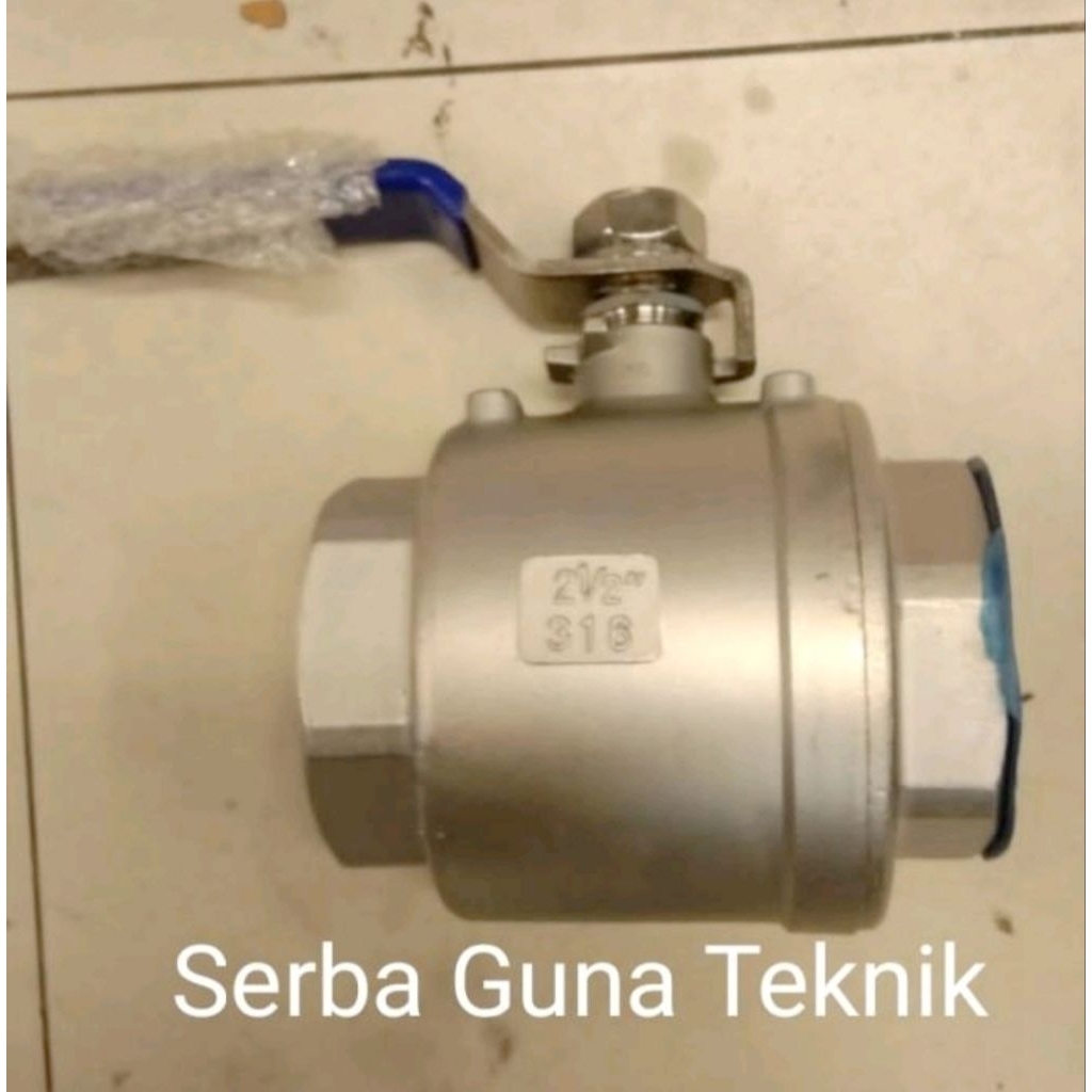 Ball Valve 4" inch SS316 Sankyo Two Piece Stainless 316