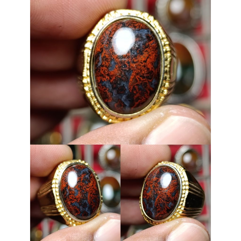 Batu badar besi merah meronah (Spayleter aktif) wajib chet toko