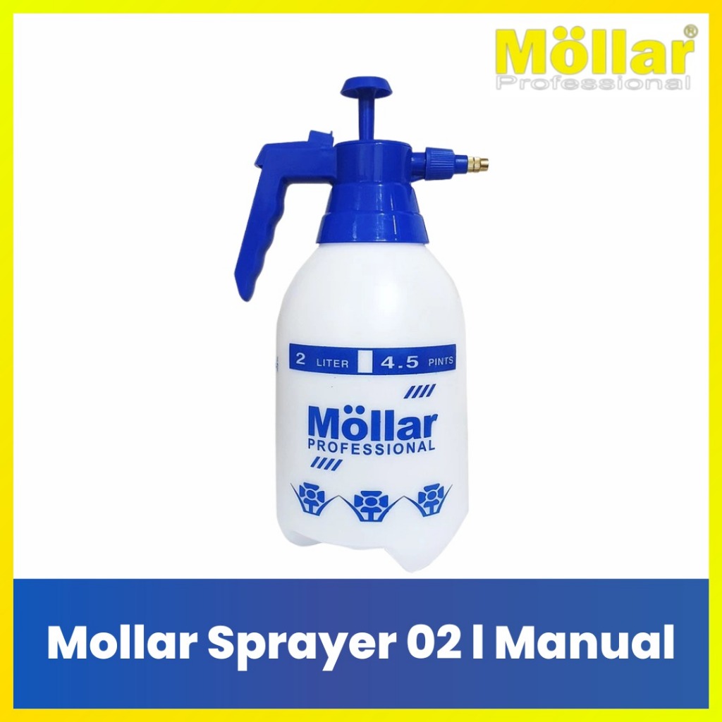 Mollar Semprotan 2 Liter Manual - Hand Sprayer Pompa Air 2L Tanaman Burung Desinfektan Alat Semprot 