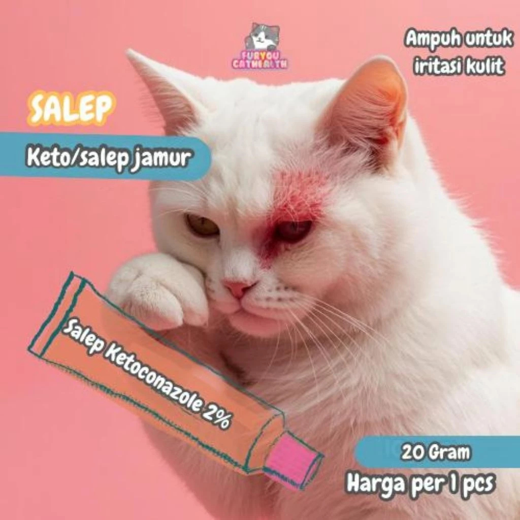 Ketoconazole Cream obat jamur hewan obat jamur kucing  - KETOKONAZOLE
