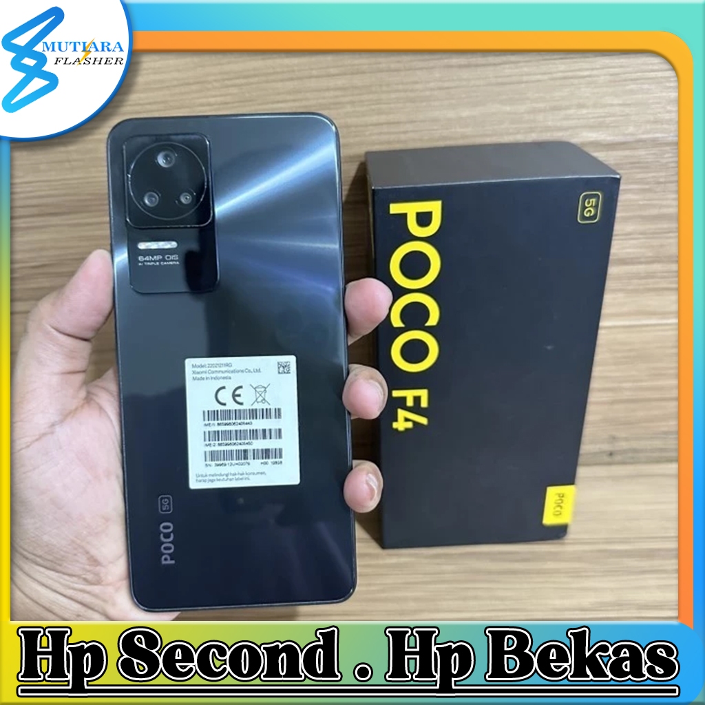 Xiaomi Poco F4 5G Ram 6/128GB | Ram 8/256GB Bekas Original Flasher Store