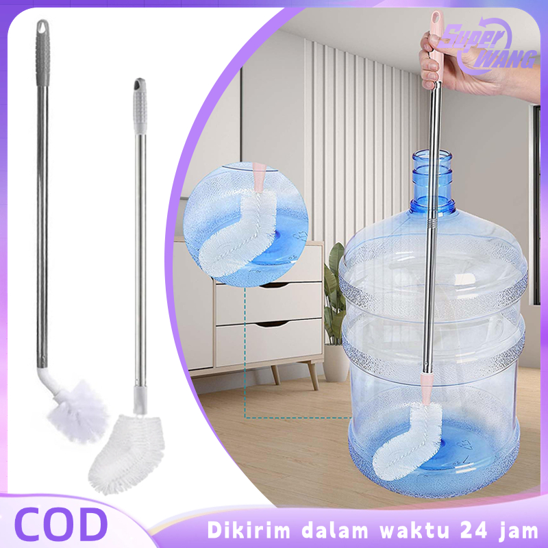 Pembersih Galon Sikat Stainless Sikat Galon Gagang Panjang Sikat Galon Manual Sikat Pembersih Galon 