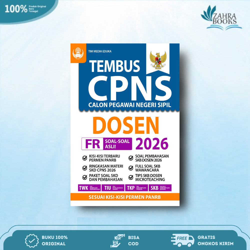 Buku Tebus TES CPNS DOSEN 2026 - Media Eduka