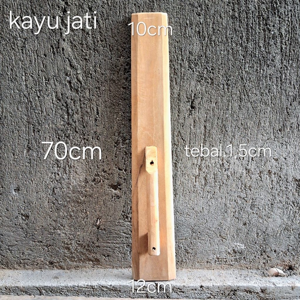 Roskam kayu jati asli ukuran 70 plesteran berkualitas