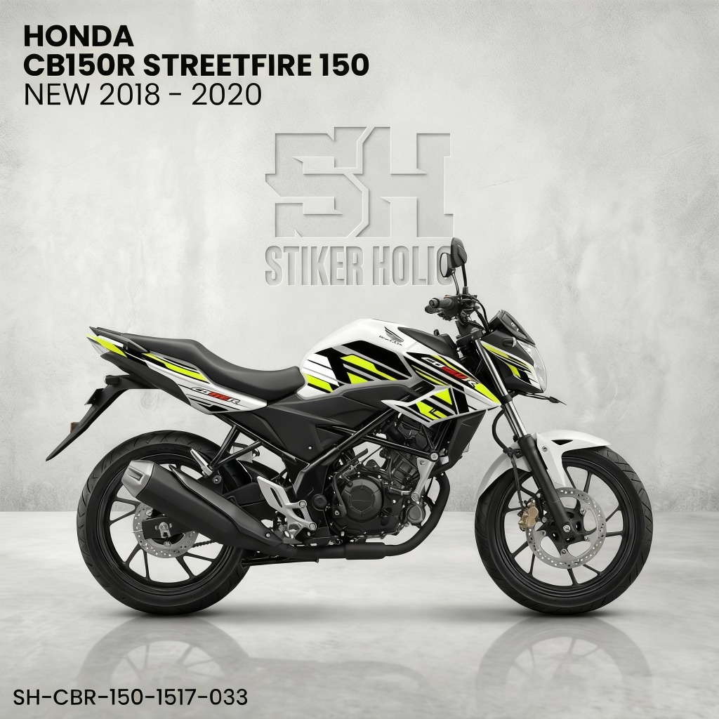 Stiker CB150R StreetFire 2018–2020 Striping CB150R 2018-2020 Stiker Lembaran Laminasi Stiker Anti Go