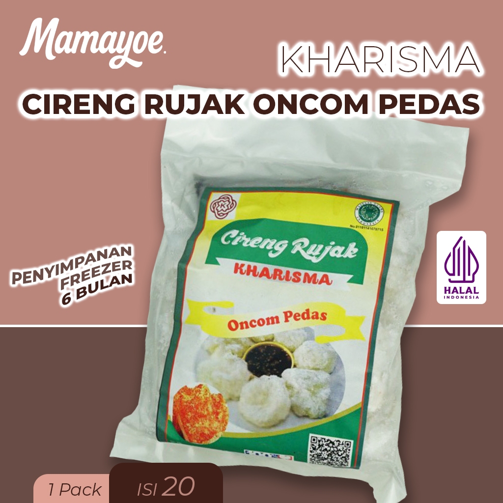 Kharisma - Cireng Rujak Oncom Pedas Halal Isi 20