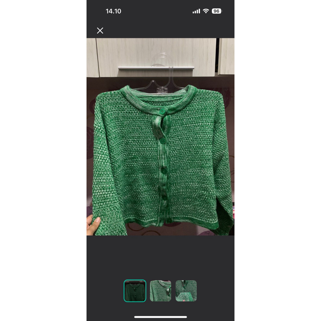 Cardigan Hijau