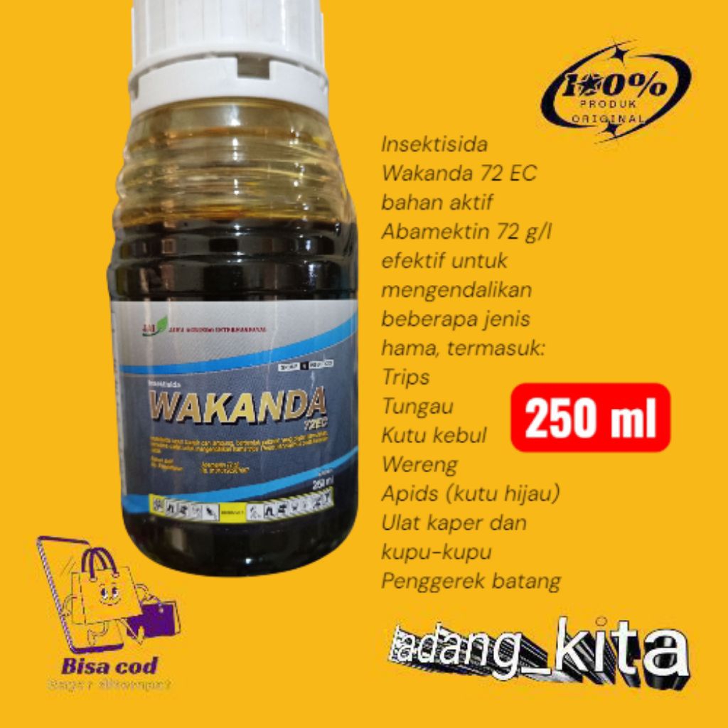 INSEKTISIDA WAKANDA 72EC -250 ML